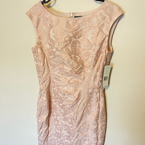 NWT Ralph Lauren pink floral dress - Picture 1 of 4